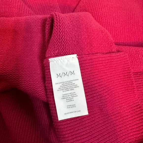 CAbi V-Neck Sweater in Hot Pink - Picture 5 of 7